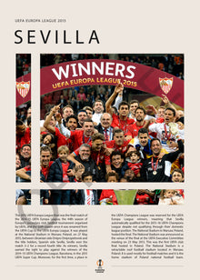 Sevilla FC Campeón Europa League 2015 - detalle del diseño