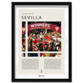Sevilla FC Campeón Europa League 2015 - marco negro
