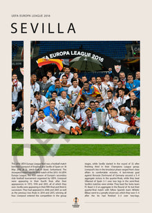 Sevilla FC Campeón Europa League 2016 - detalle del diseño