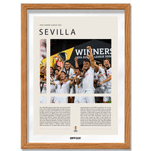 Sevilla FC Campeón Europa League 2020 - marco madera
