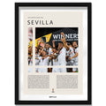 Sevilla FC Campeón Europa League 2020 - marco negro