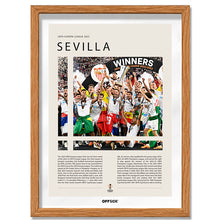 Sevilla FC Campeón Europa League 2023 - marco madera