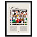 Sevilla FC Campeón Europa League 2023 - marco negro