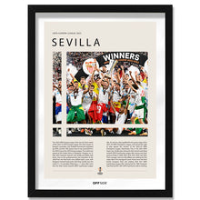 Sevilla FC Campeón Europa League 2023 - marco negro