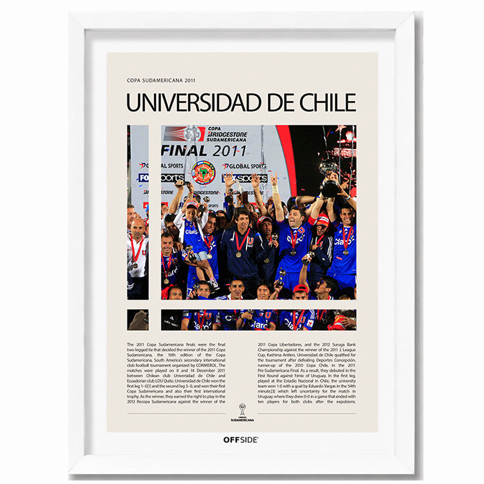 Universidad de Chile Campeón Copa Sudamericana 2011 - marco blanco