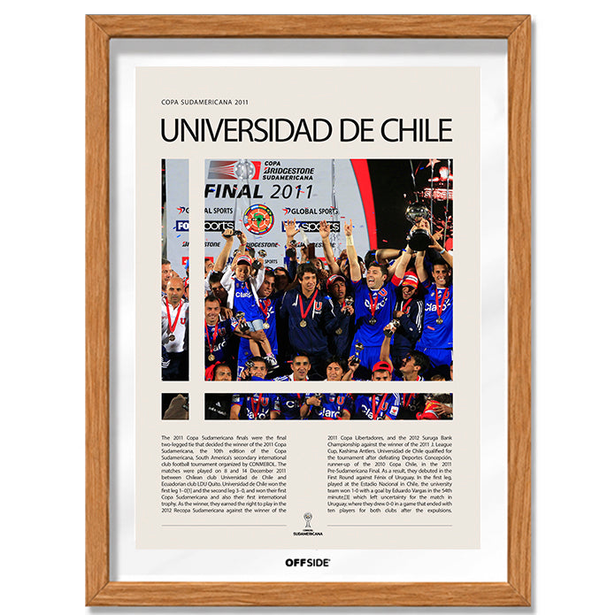 Universidad de Chile Campeón Copa Sudamericana 2011 - marco madera