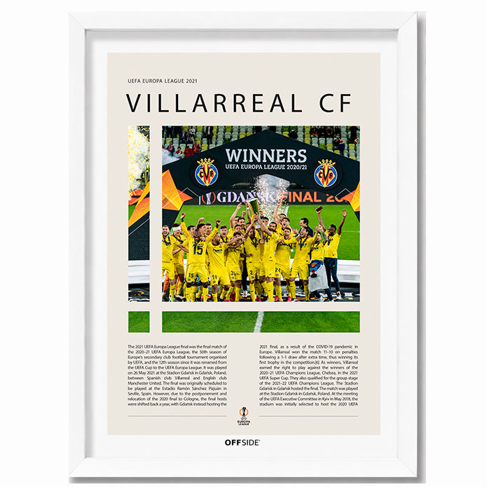 Villarreal Campeón Europa League 2021 - marco blanco