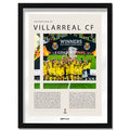 Villarreal Campeón Europa League 2021 - marco negro