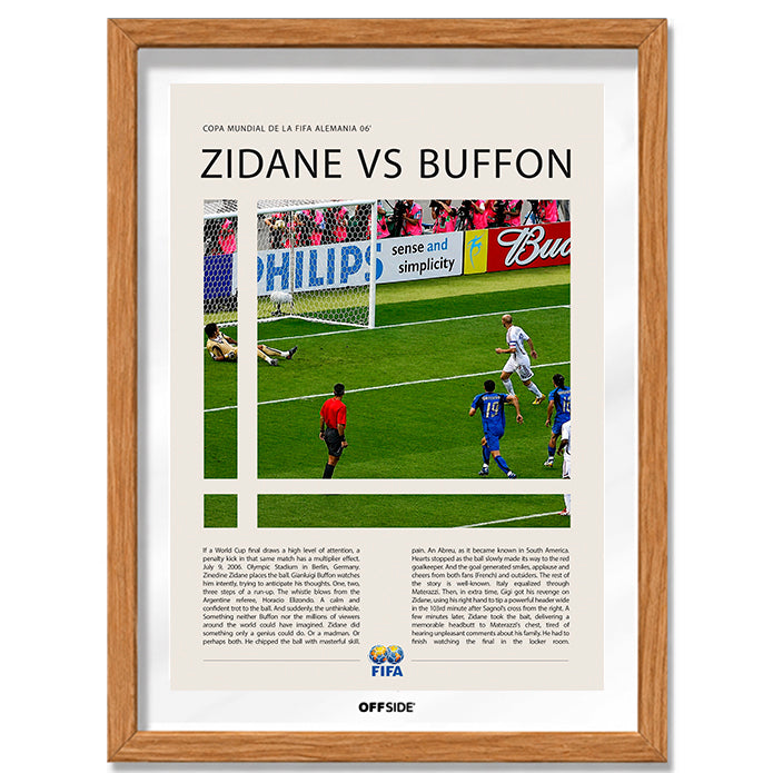 Zinedine Zidane vs Gianluigi Buffon Mundial 2006 - marco madera